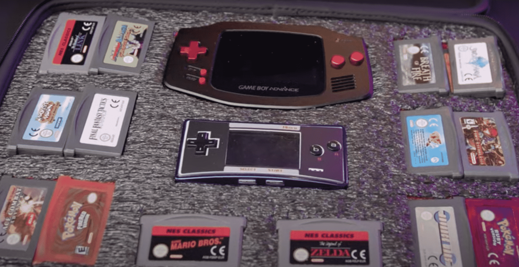 taking portable gaming to a whole new level with a portable Game Boy Advance case and games