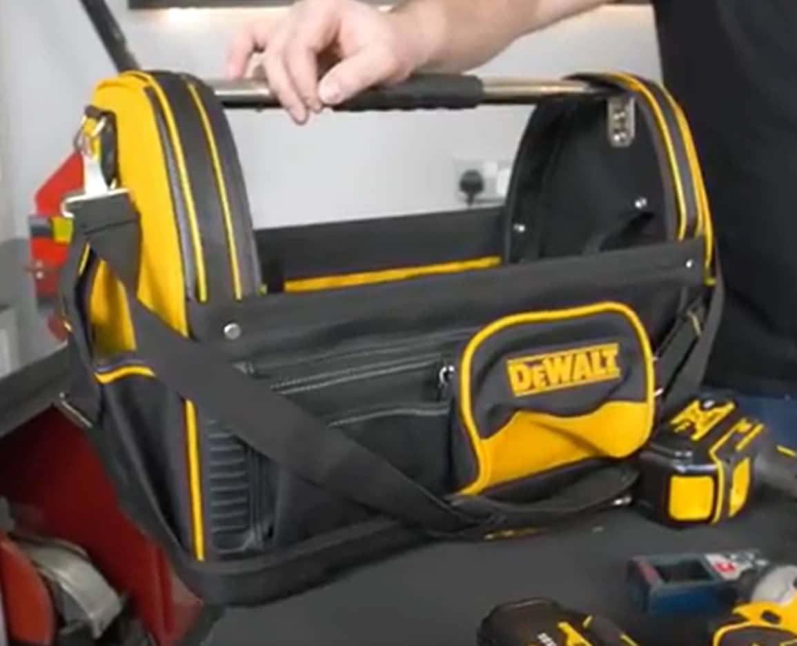 tools can rattle around a tool bag in a less organised way than in a case